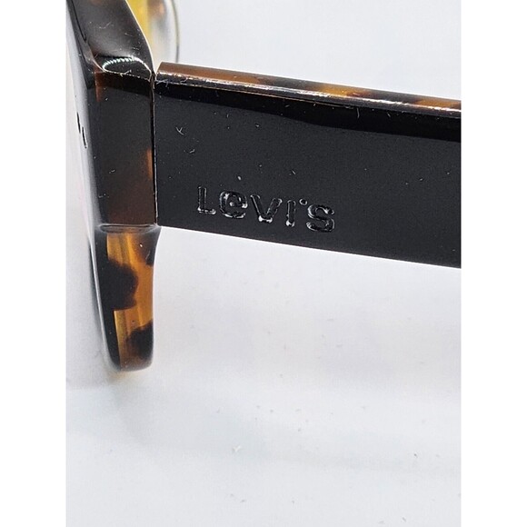 Levi's Eyeglasses LS-568 Black Amber Designer Demo Lens Black 50-15-138 NEW - Picture 5 of 13